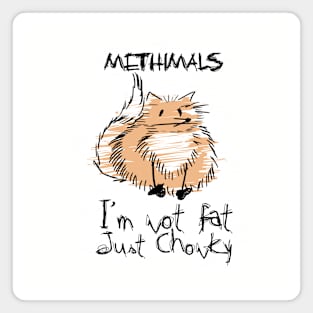 Methimals - I'm not fat, just chonky Magnet